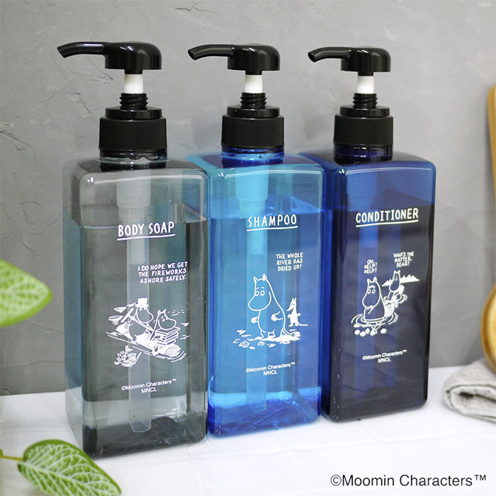 楽天市場】『ムーミン Pecoloソープディスペンサー 3pcsセット