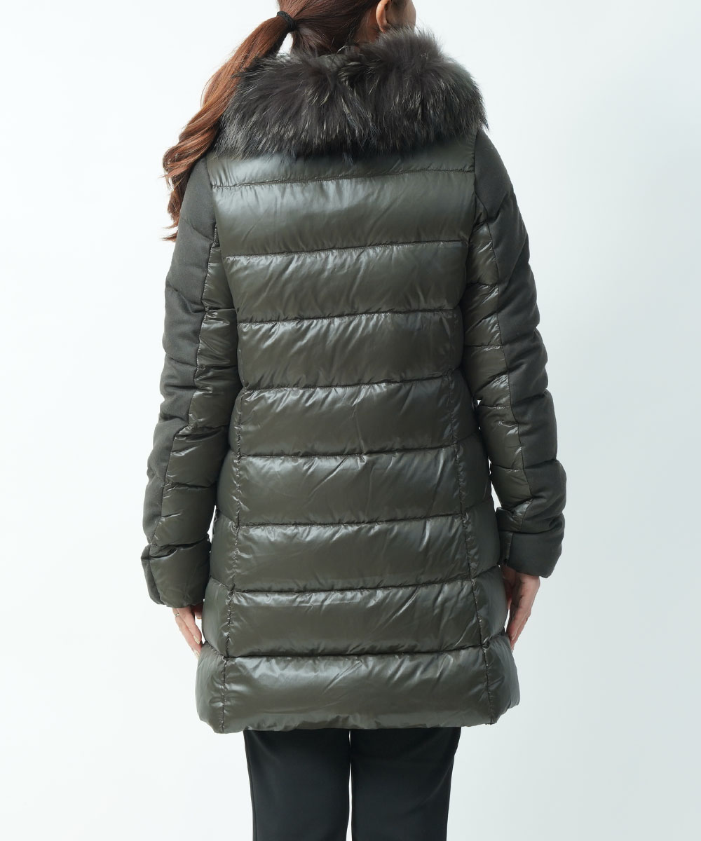 楽天市場】【2/25限定ポイント10倍】デュベティカ DUVETICA ファー付き