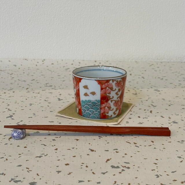 楽天市場】染錦古伊万里 そば猪口 そば猪口 フリーカップ スイーツ