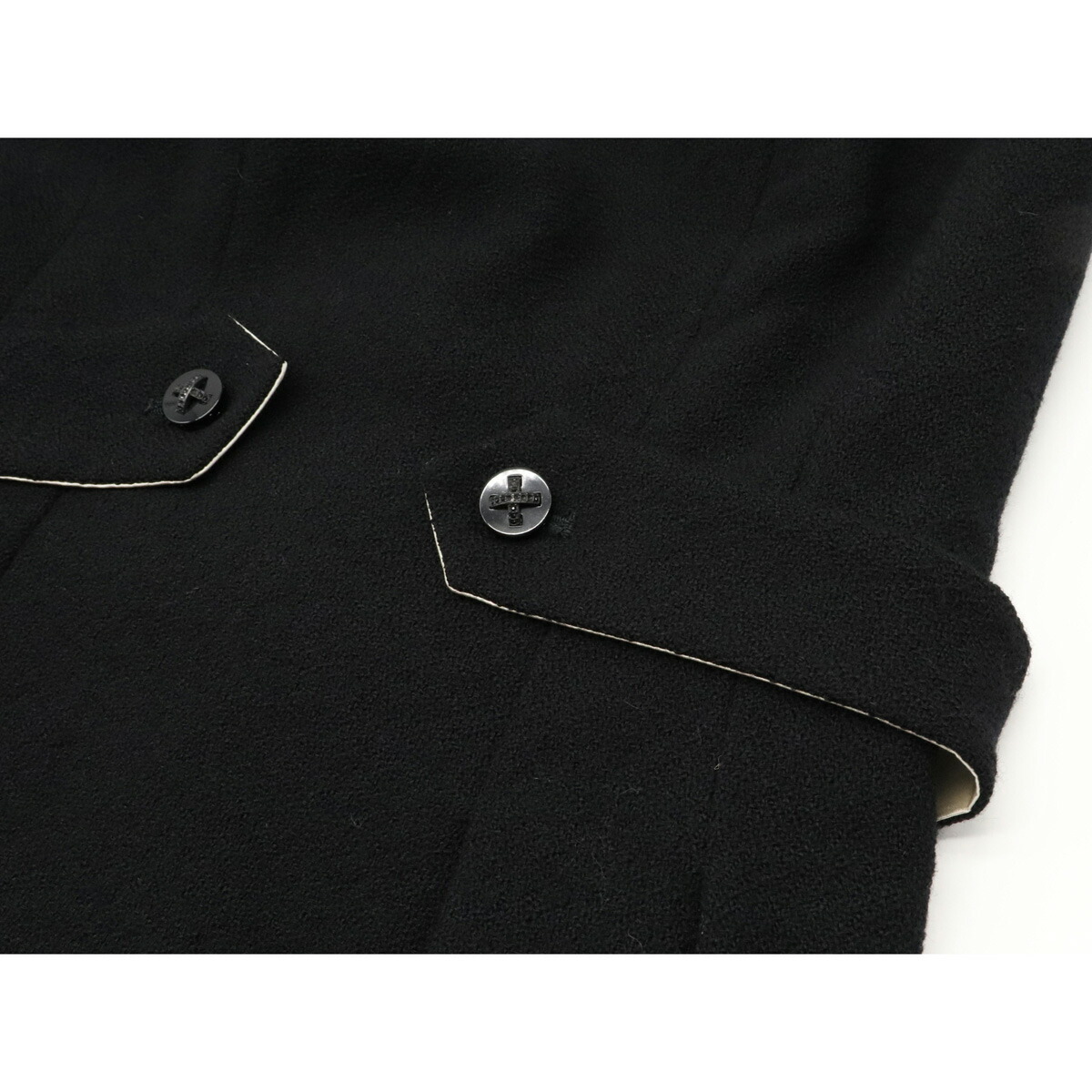 楽天市場】CHANEL シャネル ノースリーブ ワンピース 膝丈 ウール