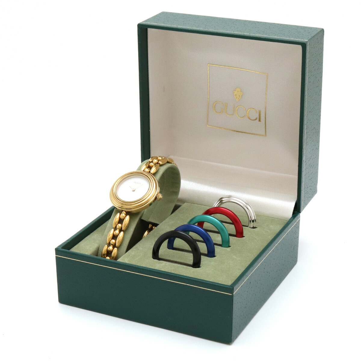 GUCCI ゴールド 腕時計 チェンジベゼル付き 楽天市場】【中古】｜GUCCI