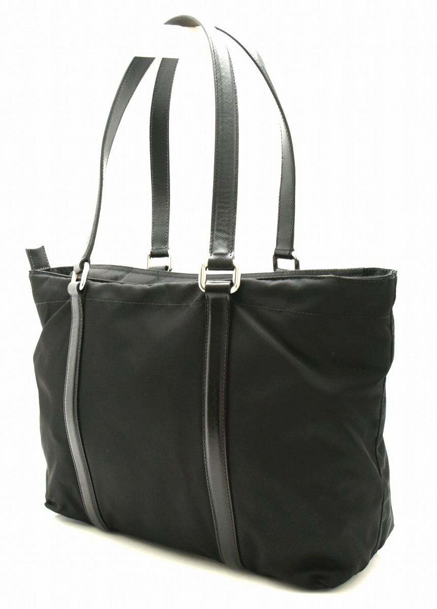 楽天市場】【バッグ】PRADA プラダ ナイロン レザー トートバッグ