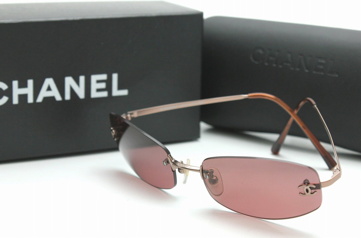 楽天市場】CHANEL シャネル サングラス ココマーク バイオレット