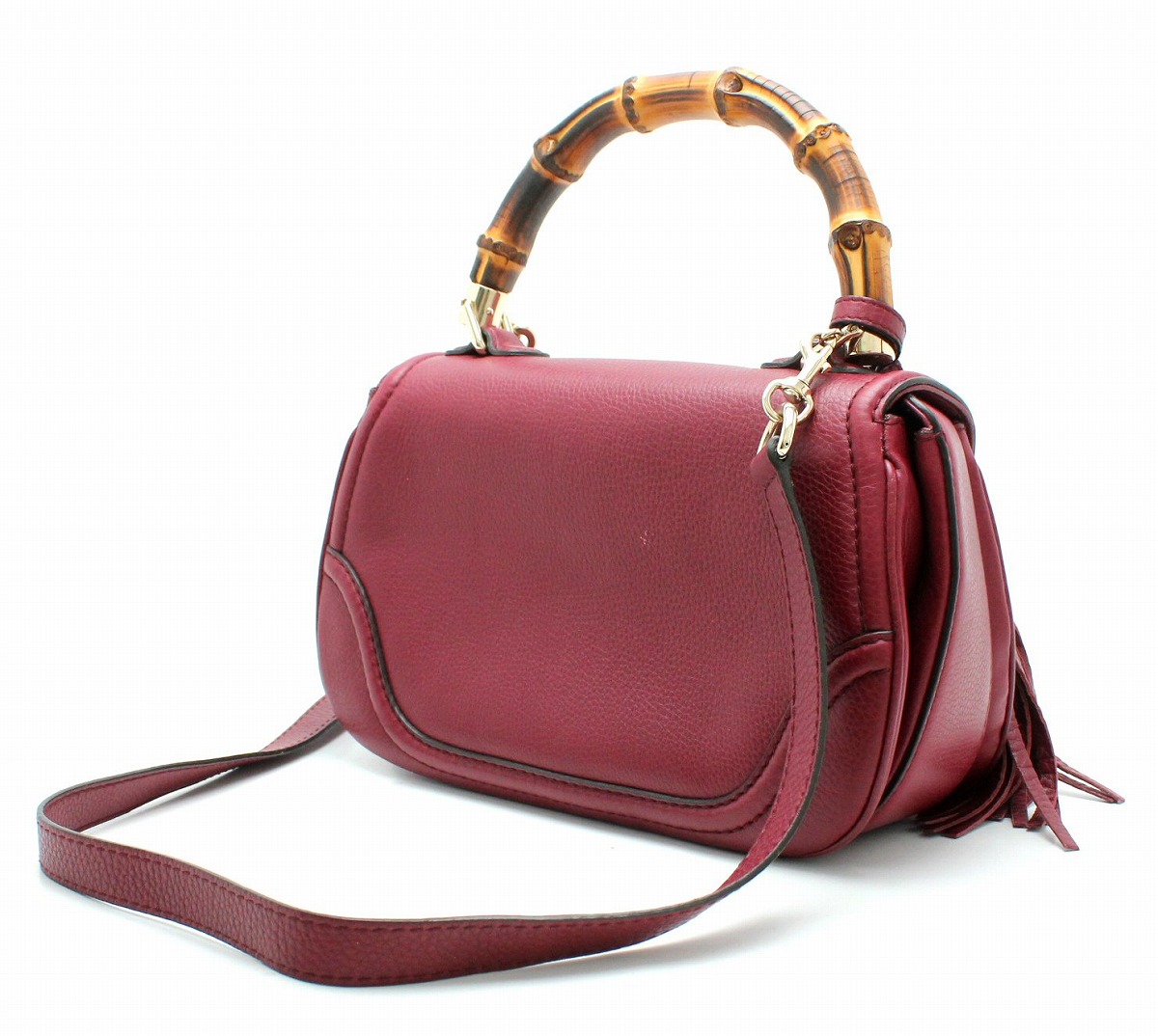 楽天市場】【バッグ】GUCCI グッチ ニューバンブー タッセル フリンジ