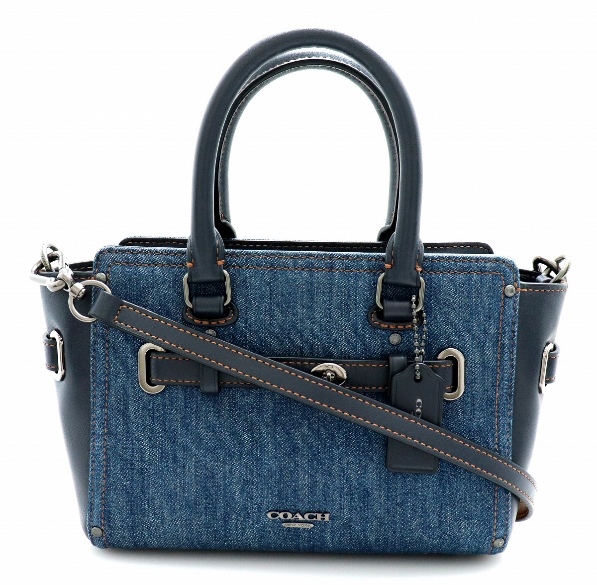 楽天市場】【未使用品】【バッグ】COACH コーチ デニム ミニブレイク