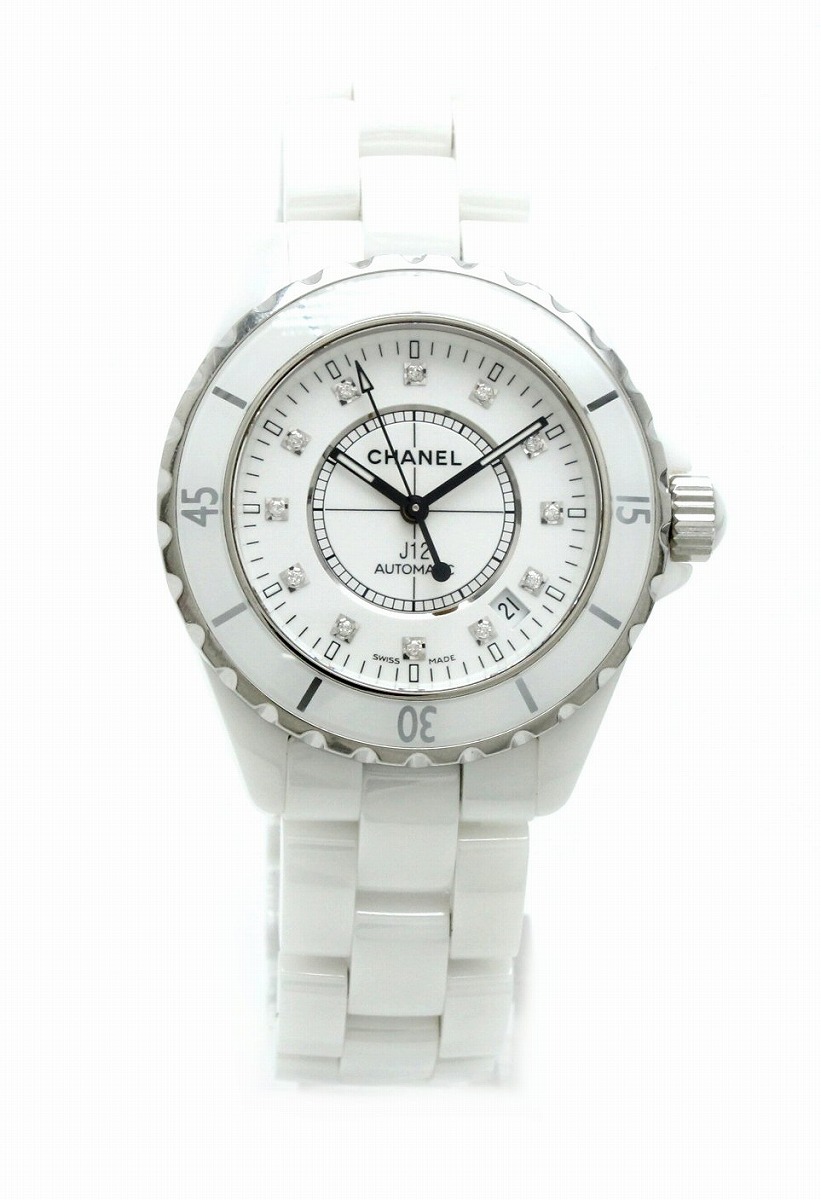 楽天市場】【ウォッチ】 CHANEL シャネル J12 白セラミック ホワイト