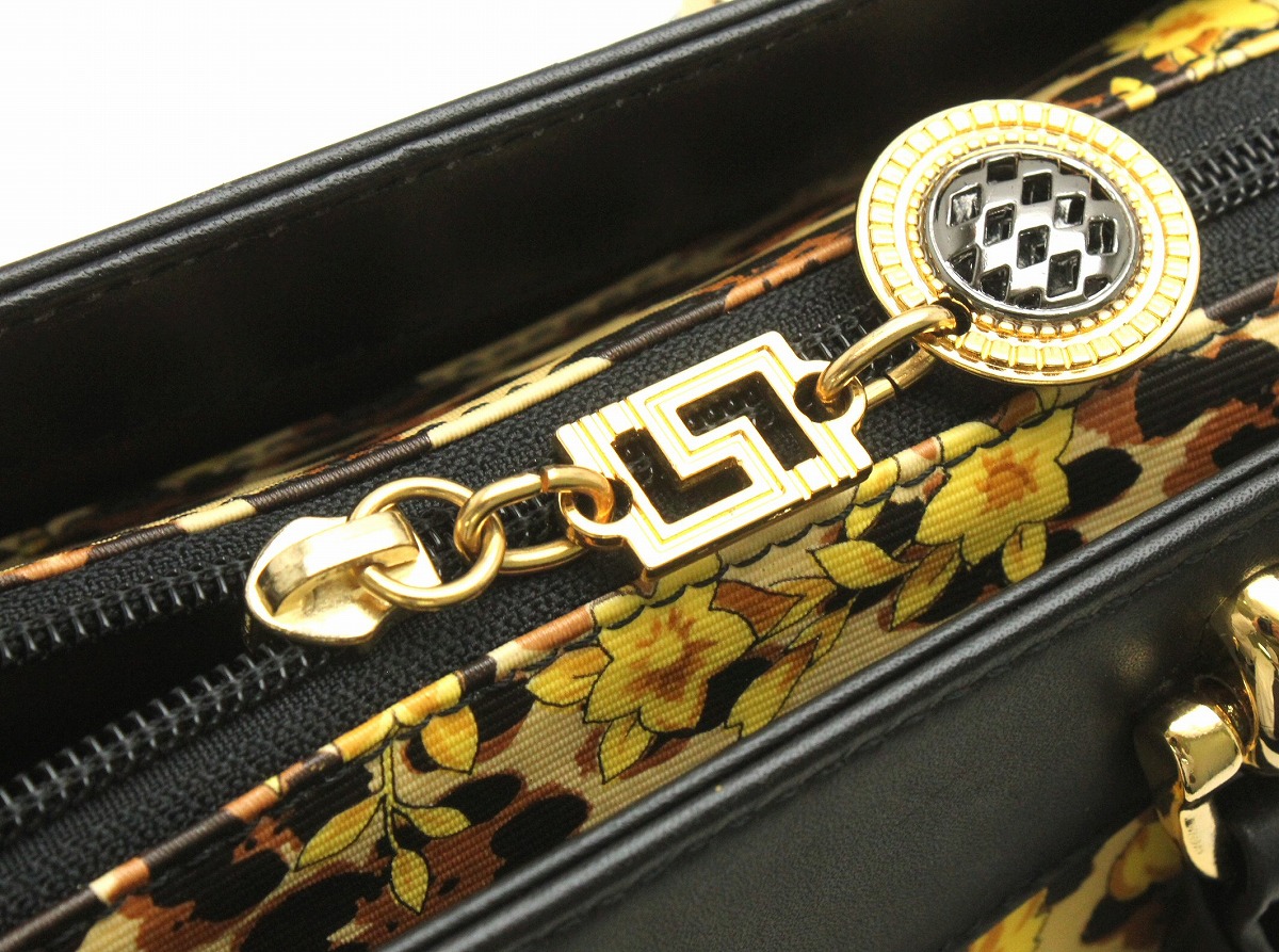 楽天市場】【バッグ】VERSACE ヴェルサーチ ハンドバッグ レオパード柄