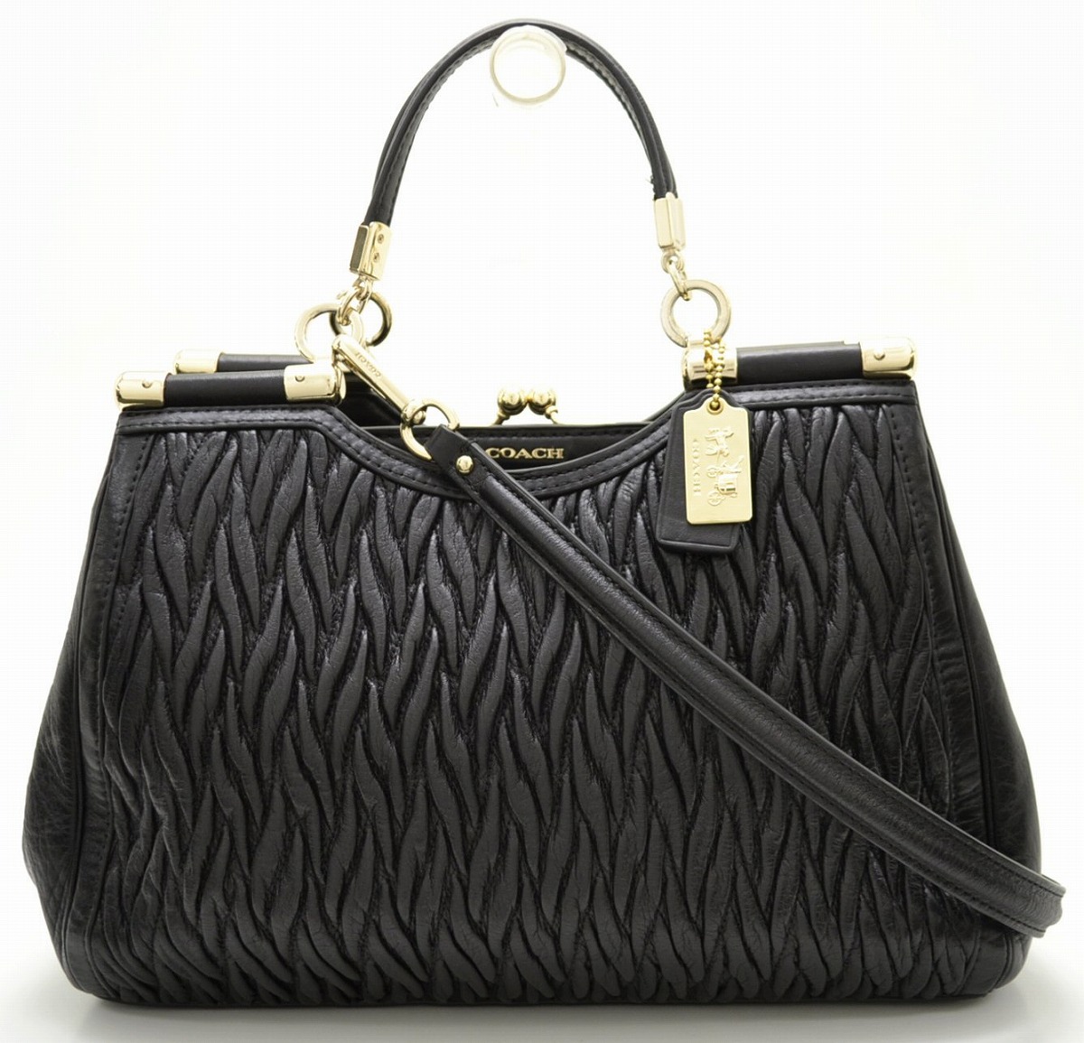 楽天市場】【バッグ】COACH コーチ マディソン ギャザード ツイスト