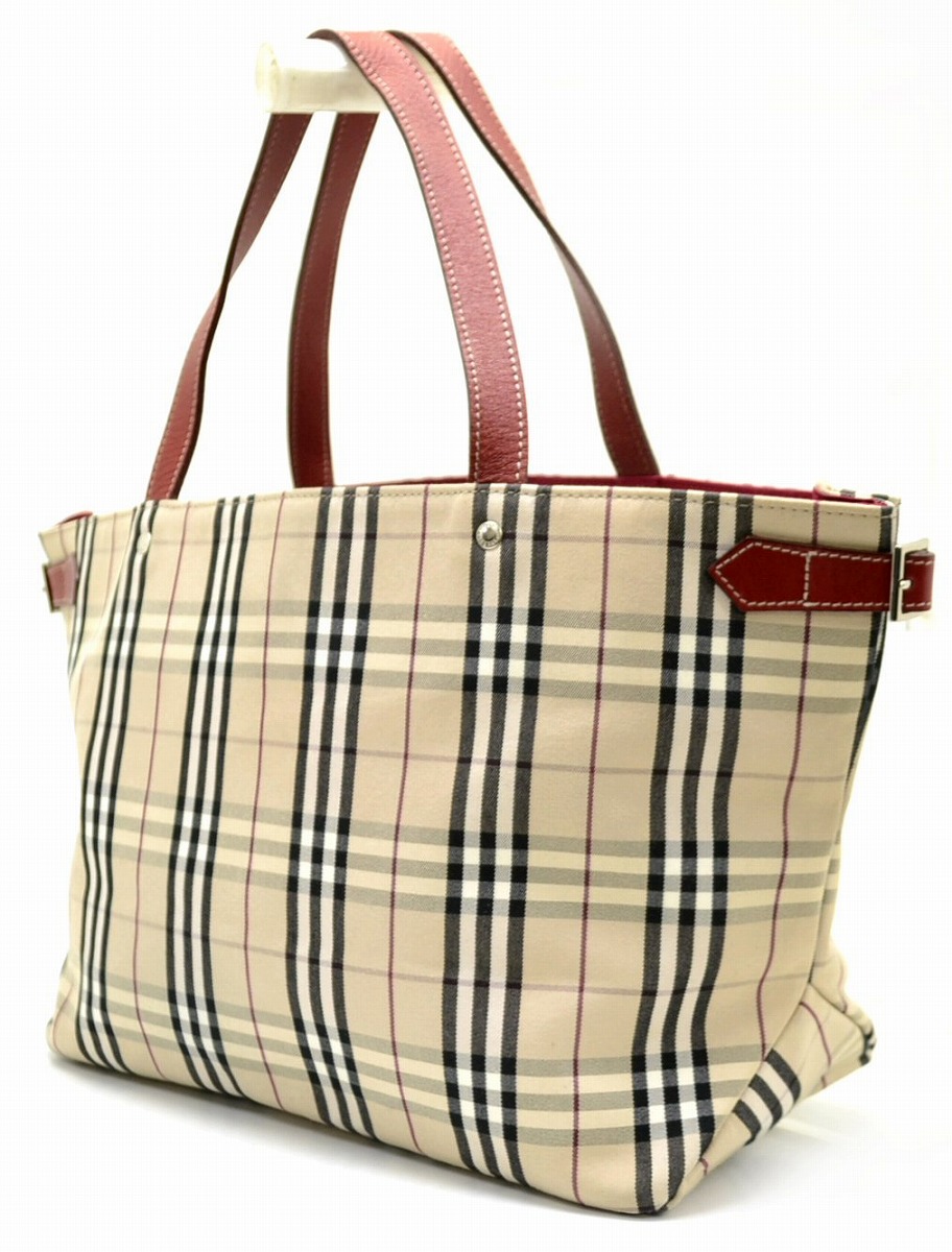 楽天市場】【バッグ】BURBERRY バーバリー ブルーレーベル トート