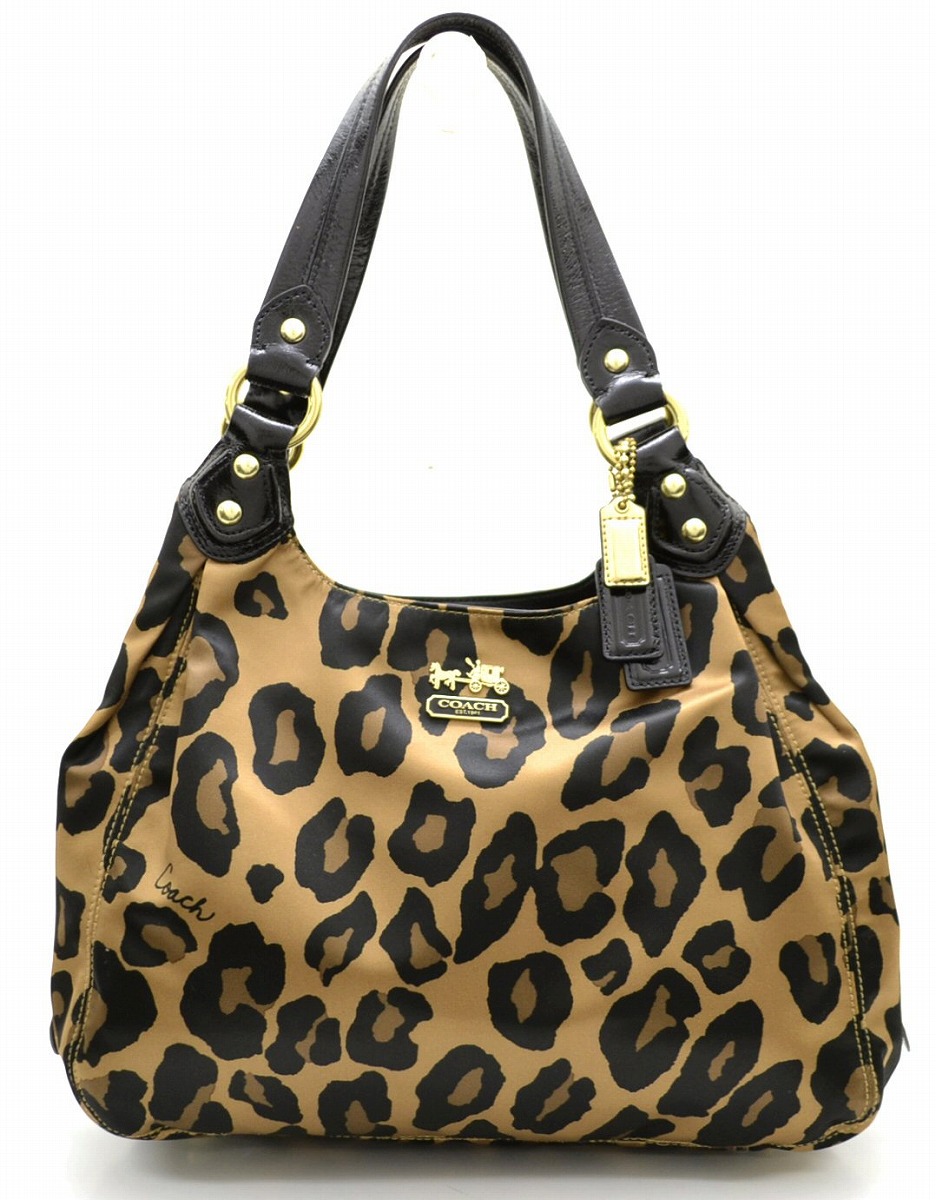 楽天市場】【バッグ】COACH コーチ レオパード柄 ひょう柄 ショルダー