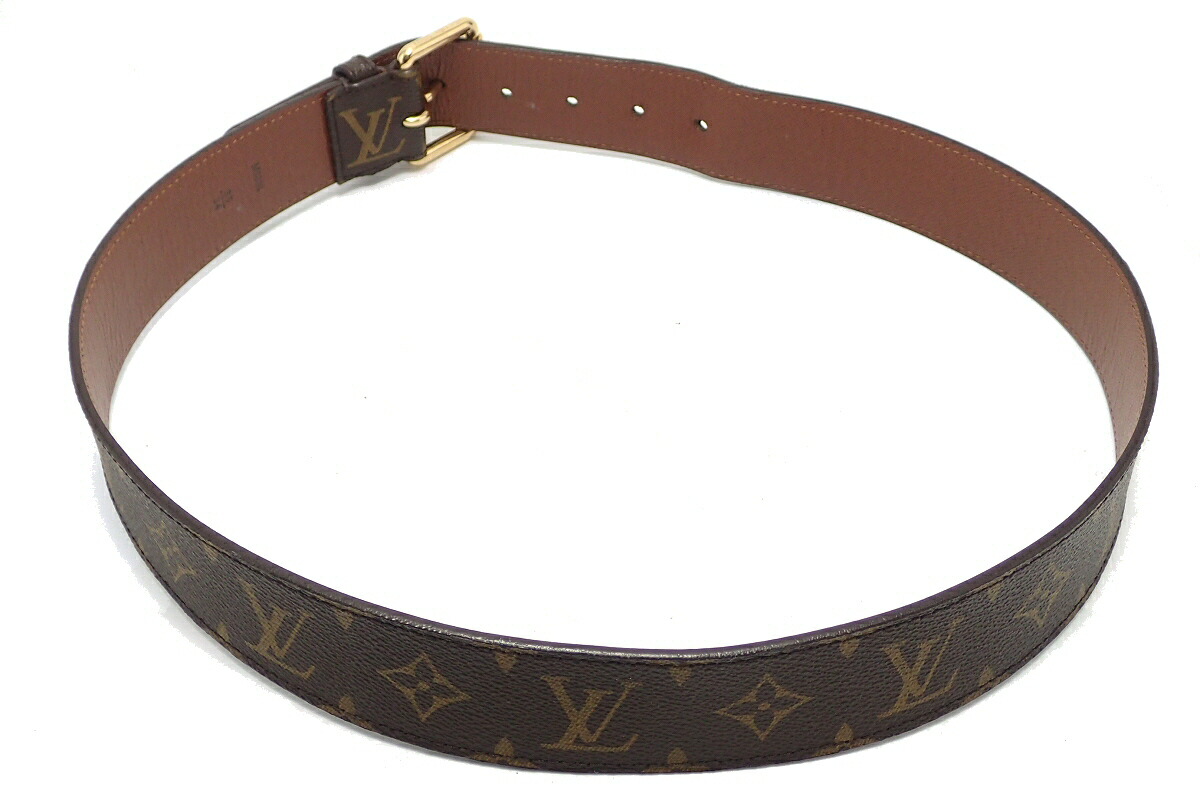 楽天市場】LOUIS VUITTON ルイ ヴィトン モノグラム ベルト サン