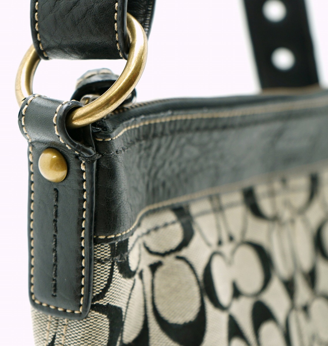 楽天市場】【バッグ】COACH コーチ シグネチャー ダッフル ショルダー