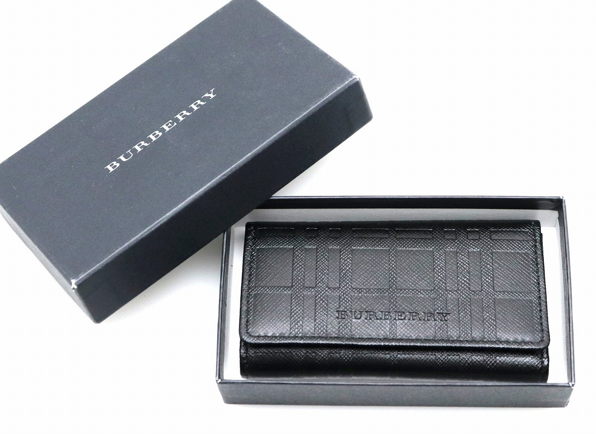 楽天市場】【新品未使用品】BURBERRY バーバリー 4連 キーケース
