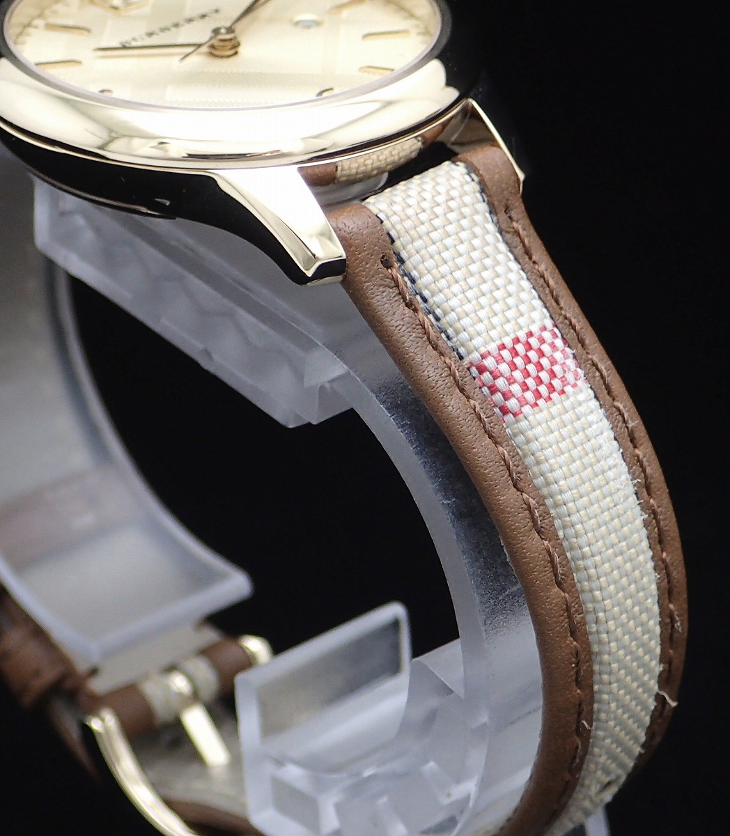 楽天市場】【ウォッチ】BURBERRY バーバリー ゴールド文字盤 GP