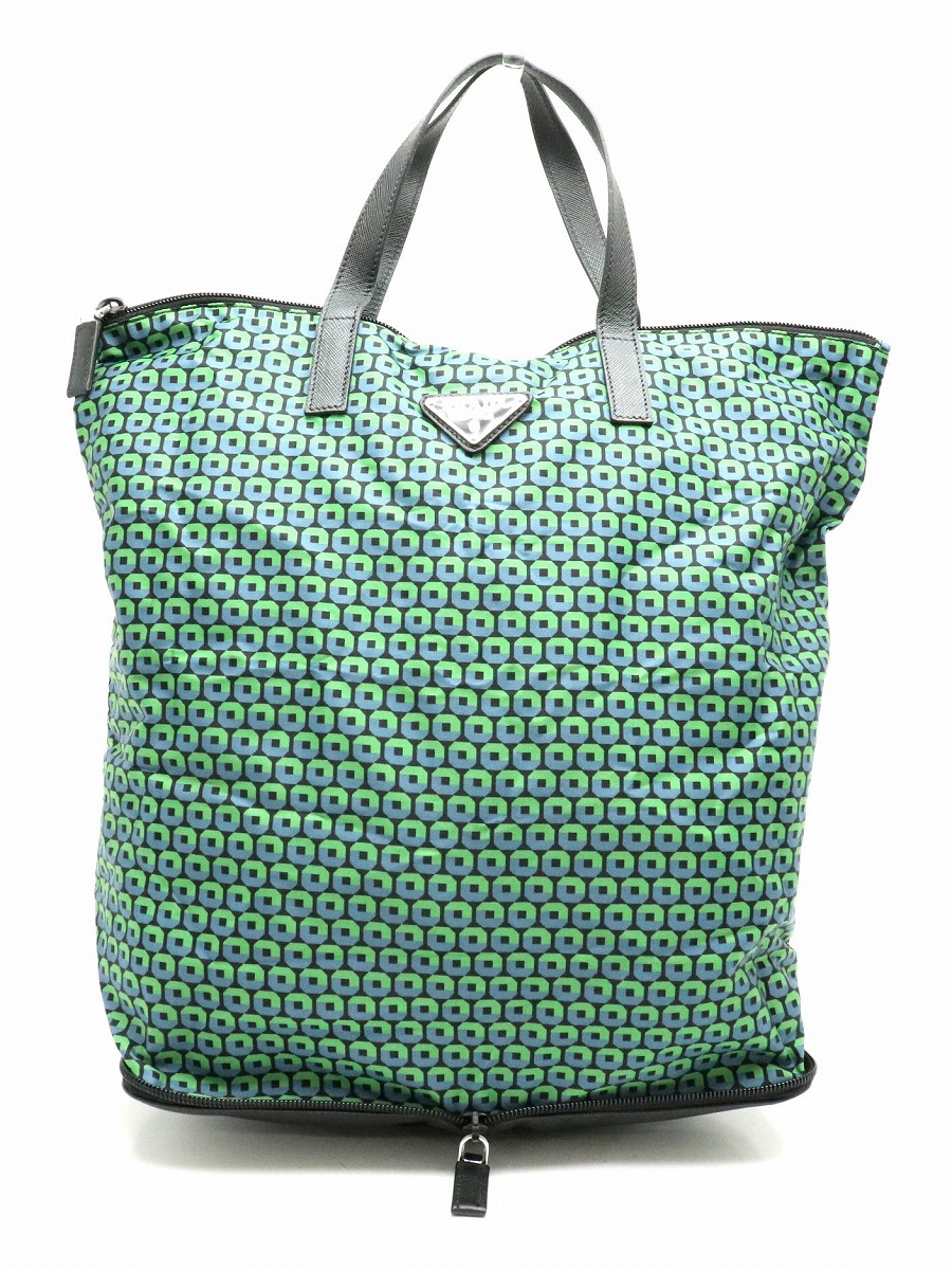 楽天市場】【バッグ】PRADA プラダ ナイロン エコバッグ トートバッグ