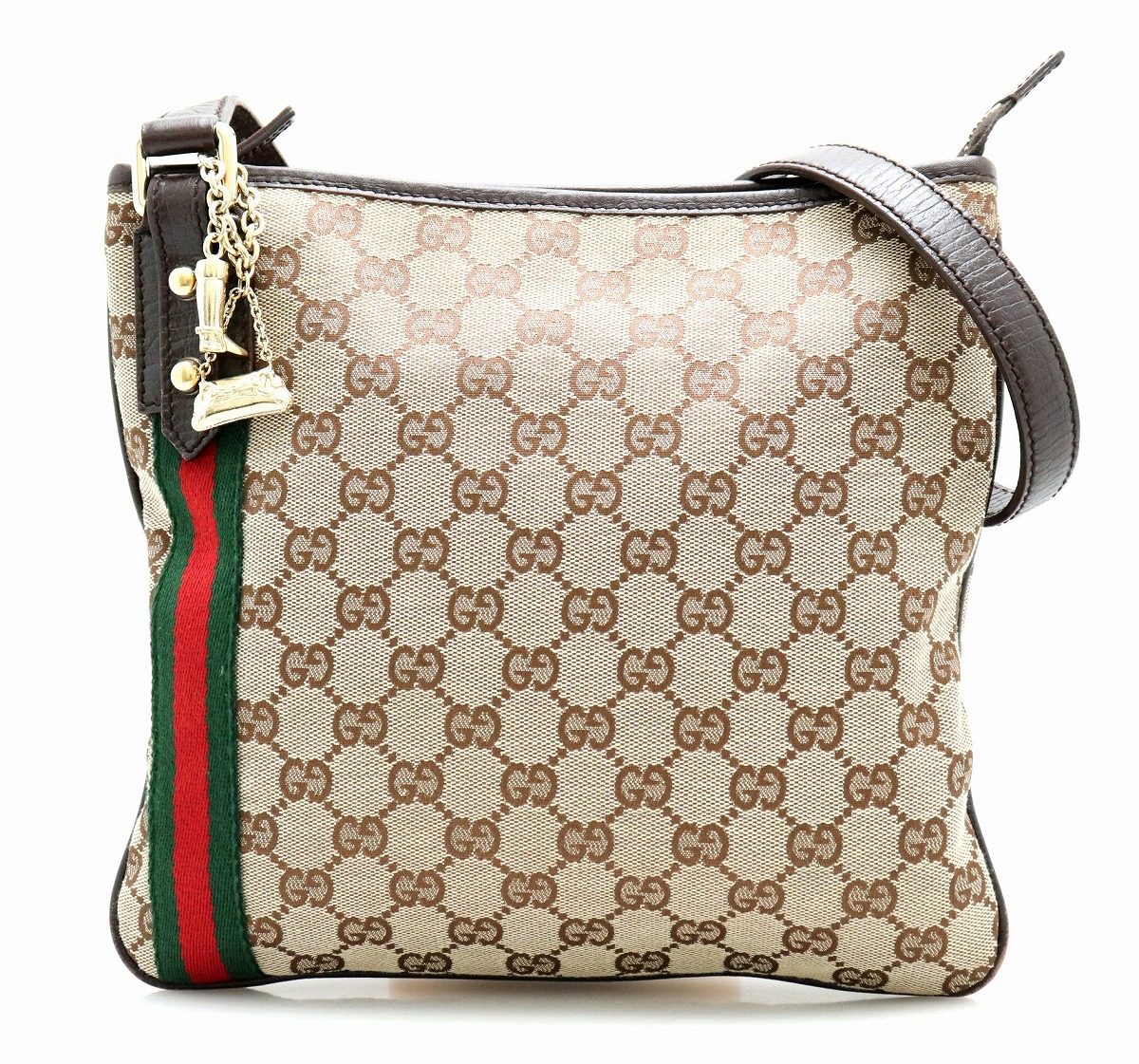 楽天市場】【バッグ】GUCCI グッチ GGキャンバス ウェビングライン