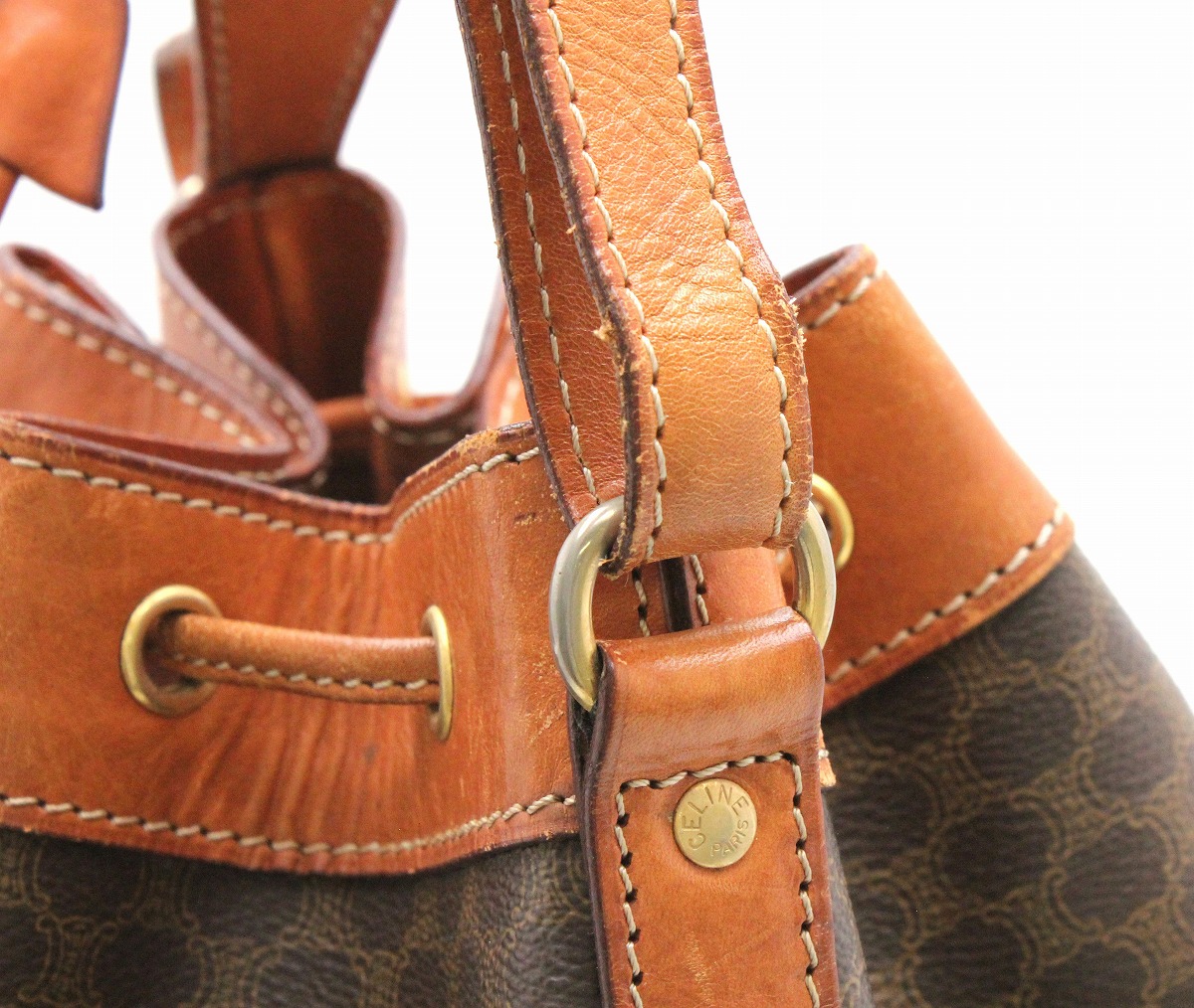 楽天市場】【バッグ】CELINE セリーヌ マカダム柄 ショルダーバッグ