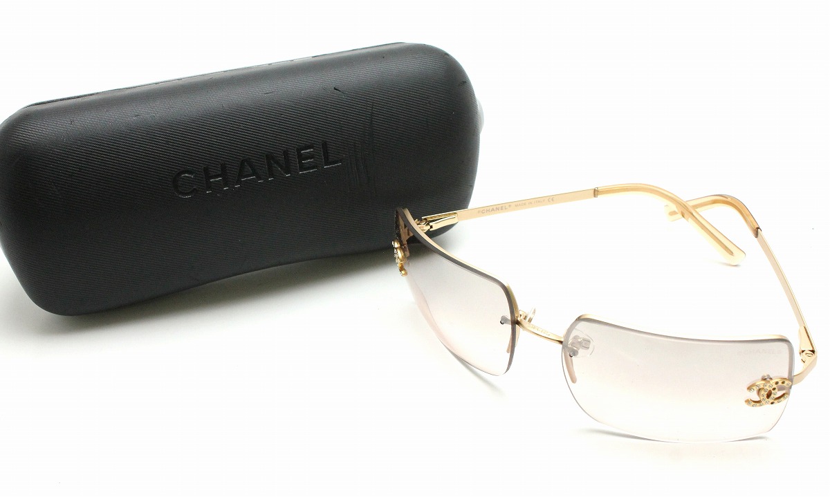 楽天市場】CHANEL シャネル サングラス ココマーク グレー