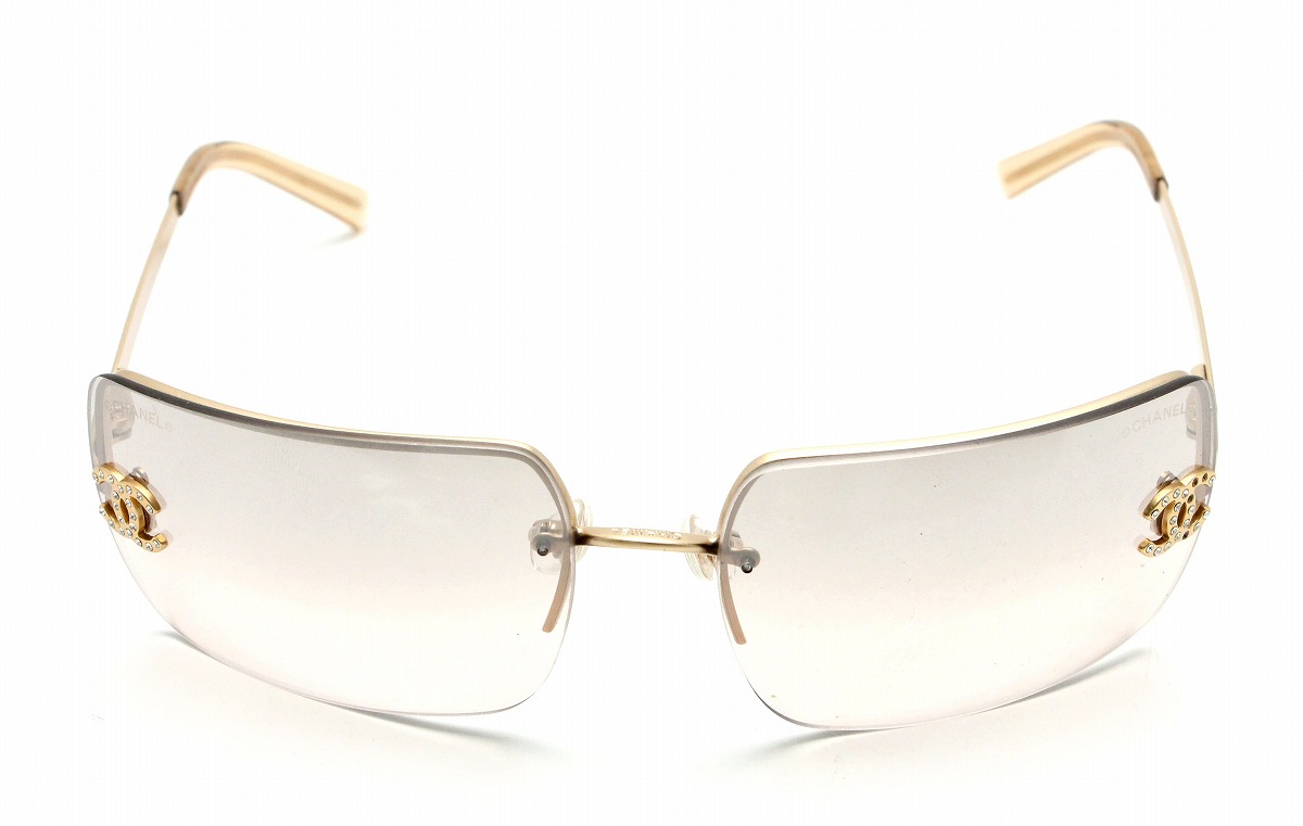 楽天市場】CHANEL シャネル サングラス ココマーク グレー
