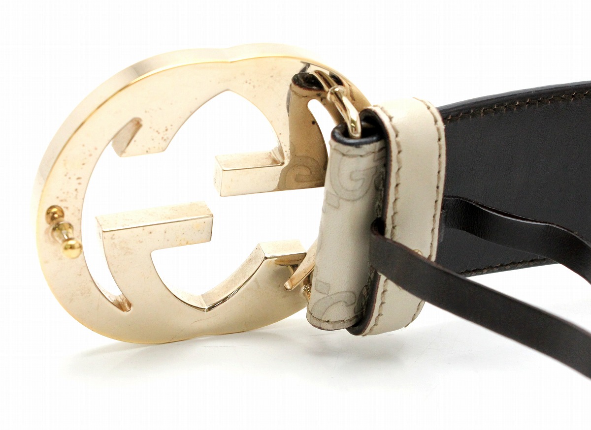 楽天市場】GUCCI グッチ グッチシマ インターロッキング Gバックル