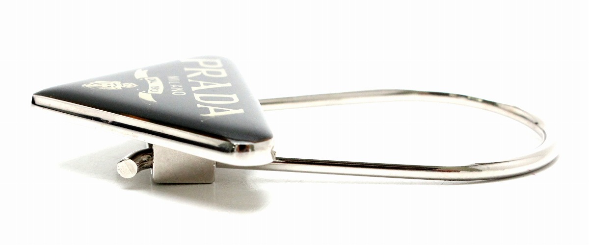 楽天市場】PRADA プラダ ロゴ プレート キーホルダー キーチャーム