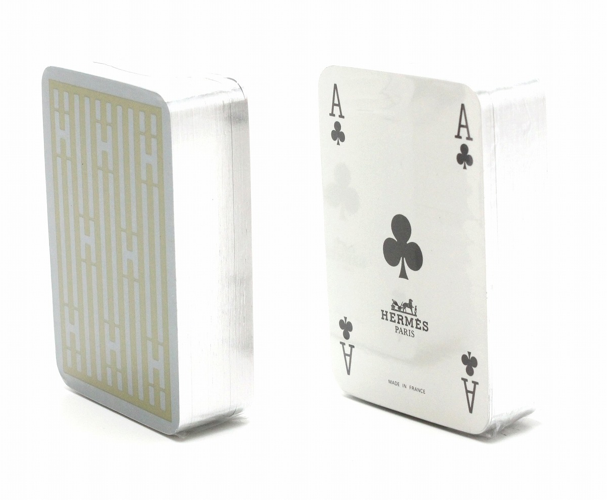 楽天市場】【未使用品】HERMES エルメス トランプ ミニトランプ