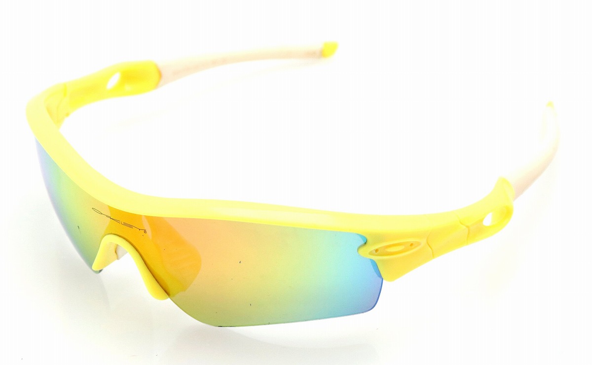 oakleyサングラス 蛍光イエロー/オレンジ Oakley オレンジ ミラー