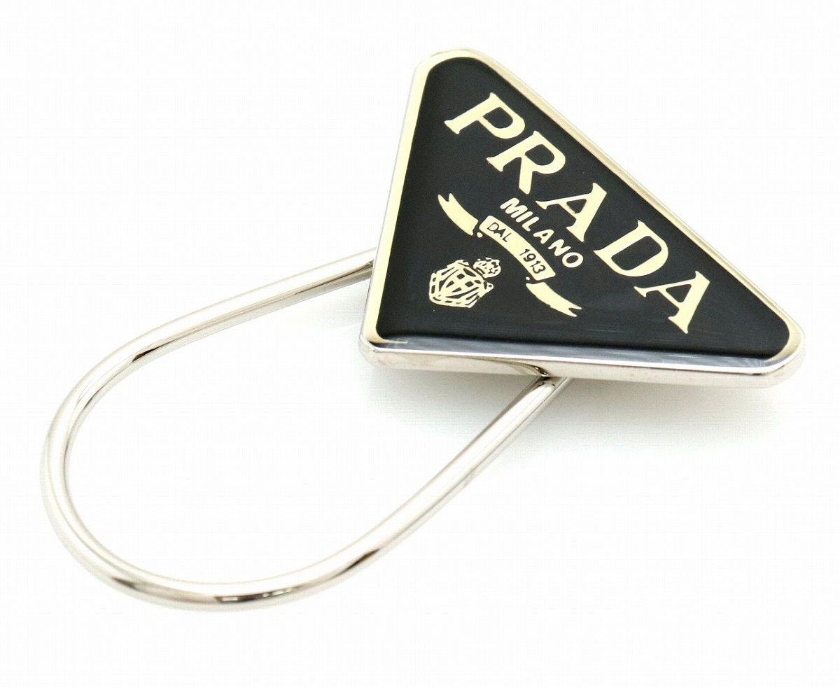 楽天市場】PRADA プラダ ロゴ プレート キーホルダー キーリング キー