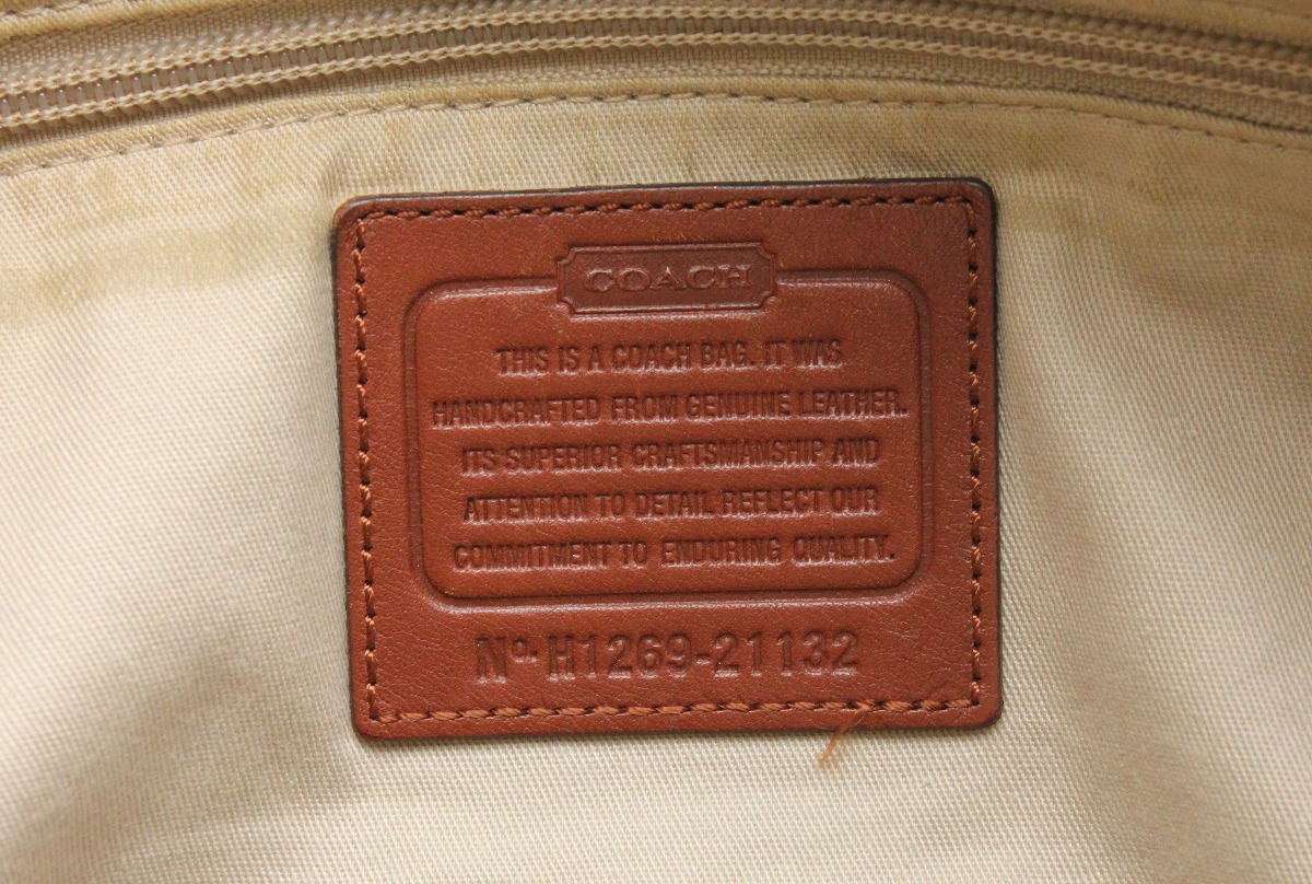 楽天市場】【バッグ】COACH コーチ レガシー レザー モリー サッチェル