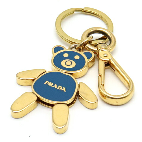 楽天市場】PRADA プラダ TEDDY ベアー クマ ロゴ キーホルダー バッグ