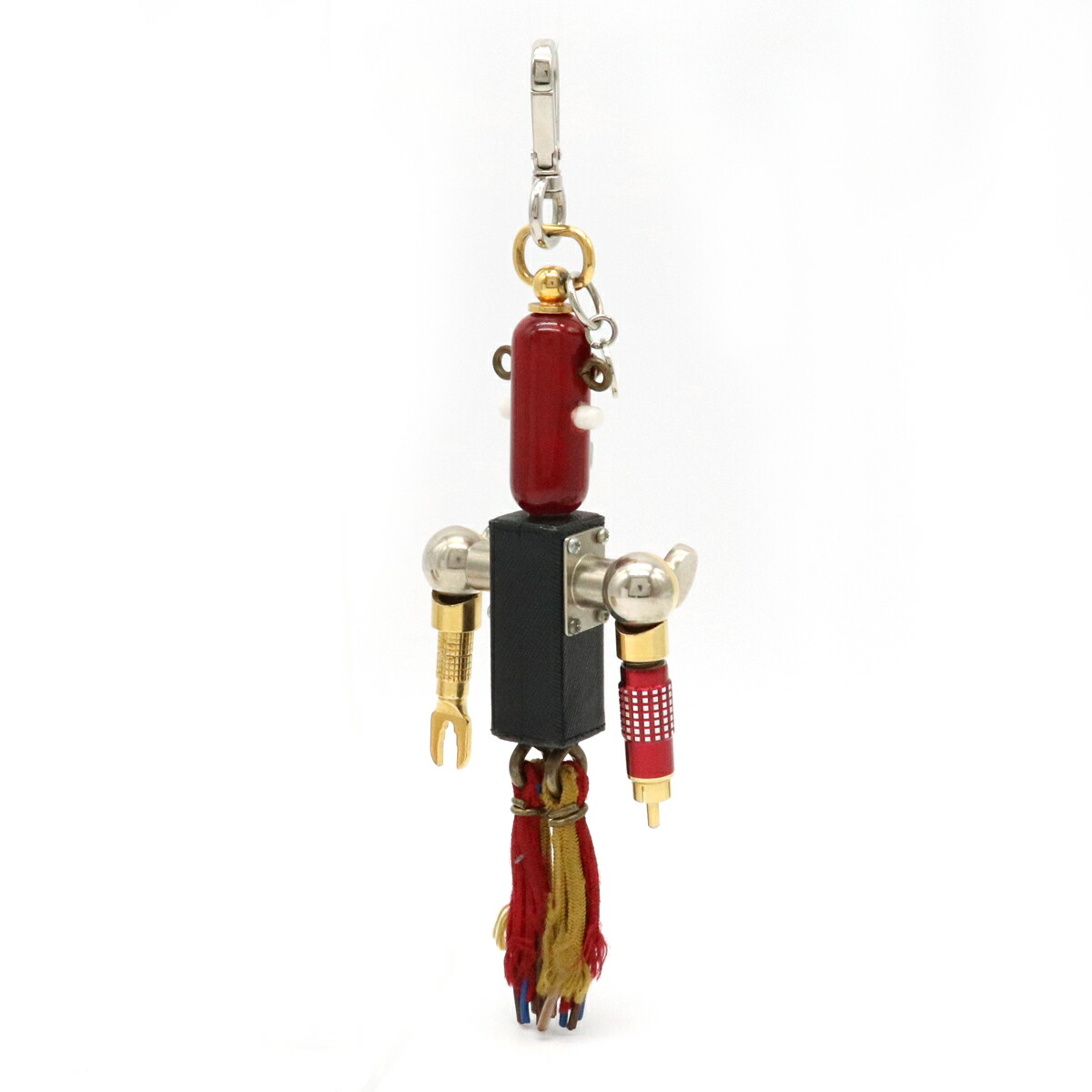 楽天市場】PRADA プラダ ロボット キーホルダー バッグチャーム レザー