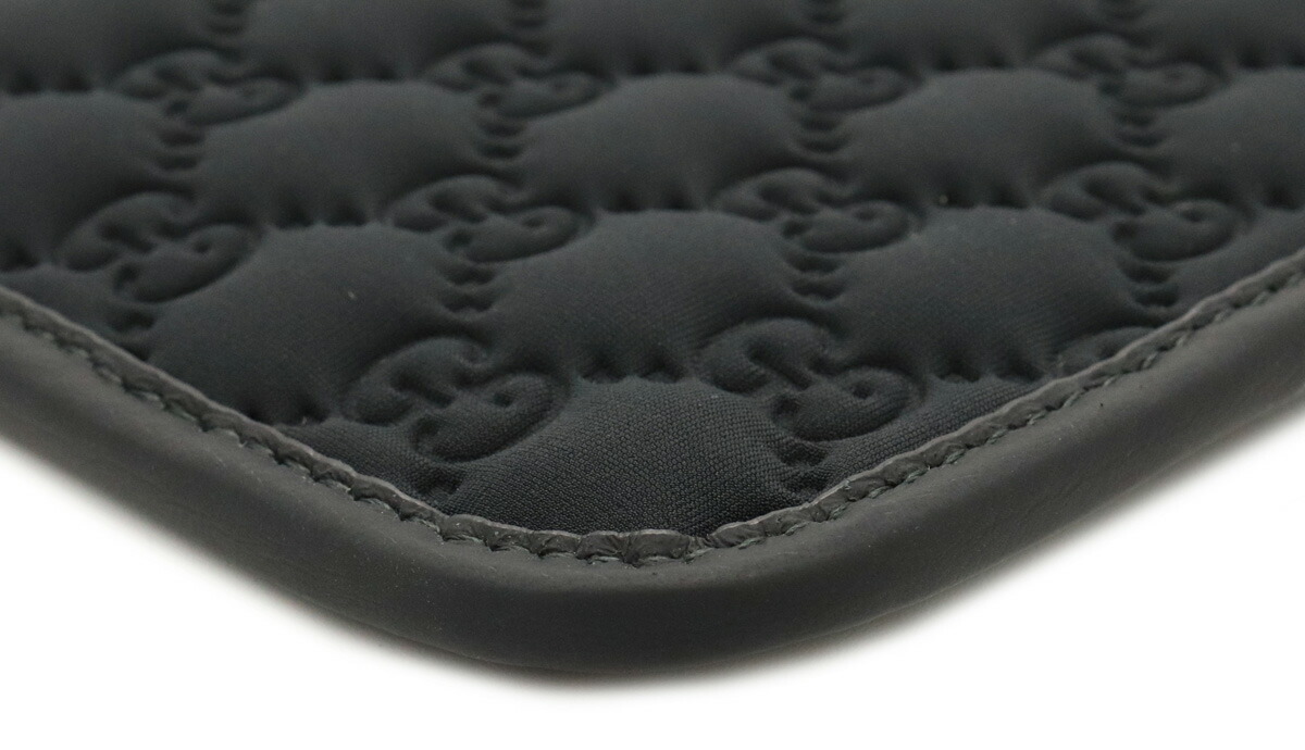Gucci GUCCI ブラックレザー iPadケース iPadケースの通販