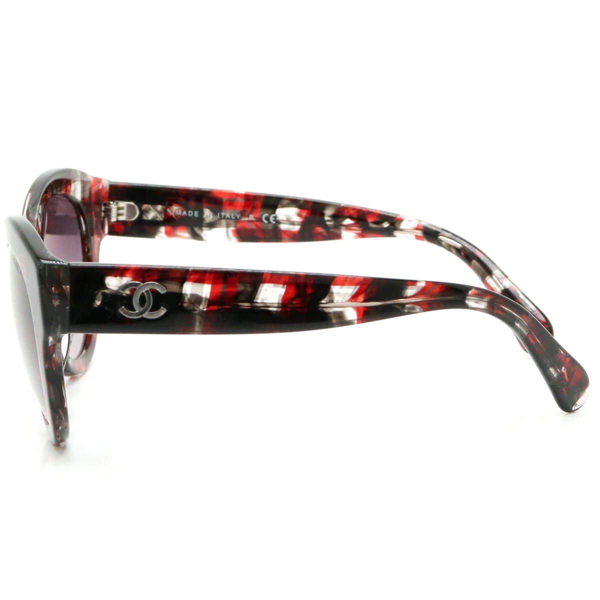 楽天市場】CHANEL シャネル サングラス ココマーク チェック柄風