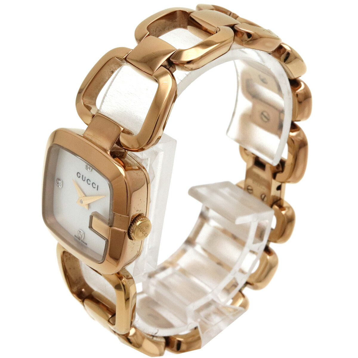 楽天市場】【ウォッチ】GUCCI グッチ Gコレクション 3Pダイヤ シェル