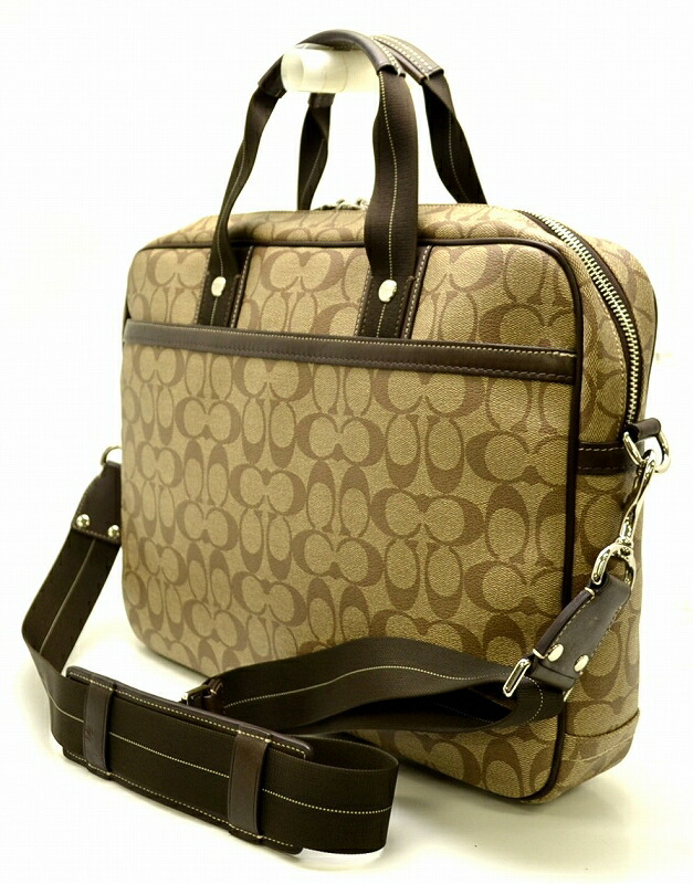 楽天市場】【バッグ】COACH コーチ シグネチャー 2WAY ビジネスバッグ