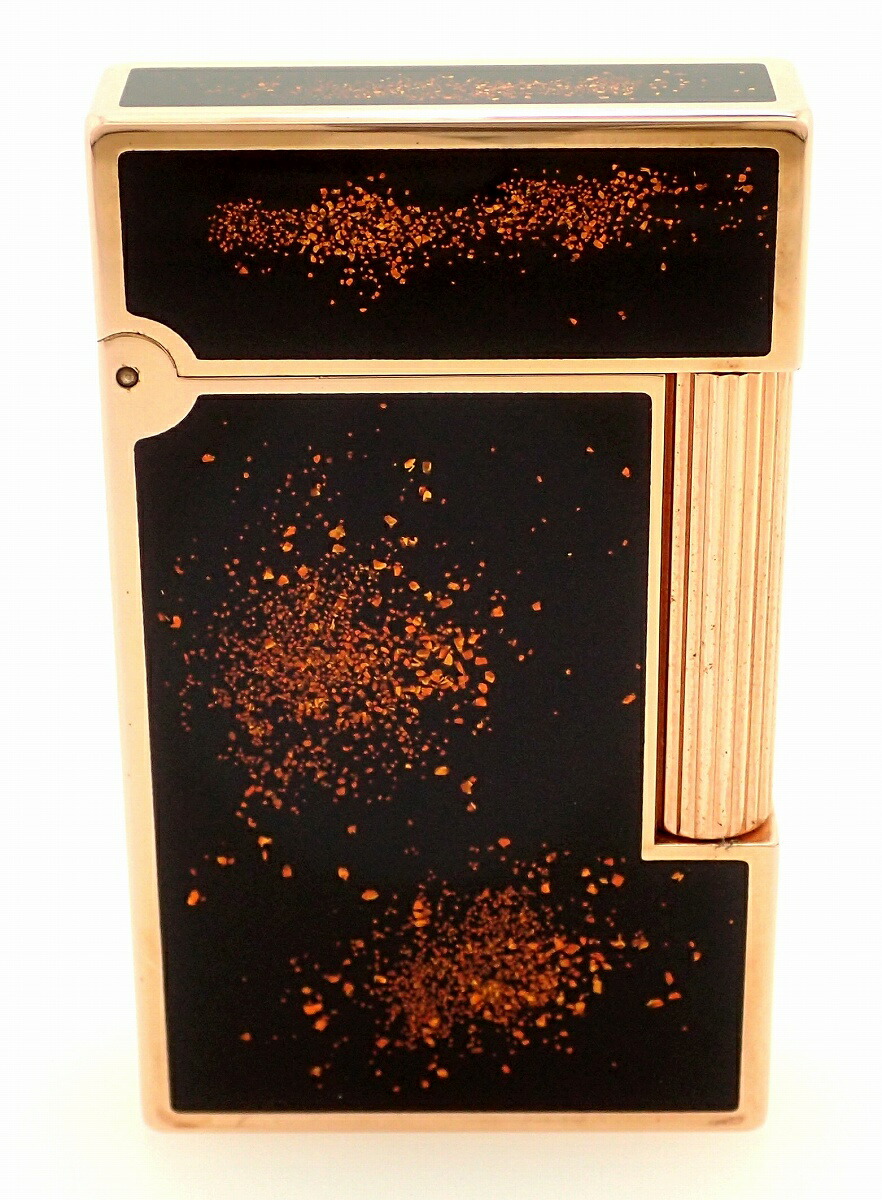 楽天市場】S.T.Dupont デュポン ライン2 ゴールド ブラック ラッカー