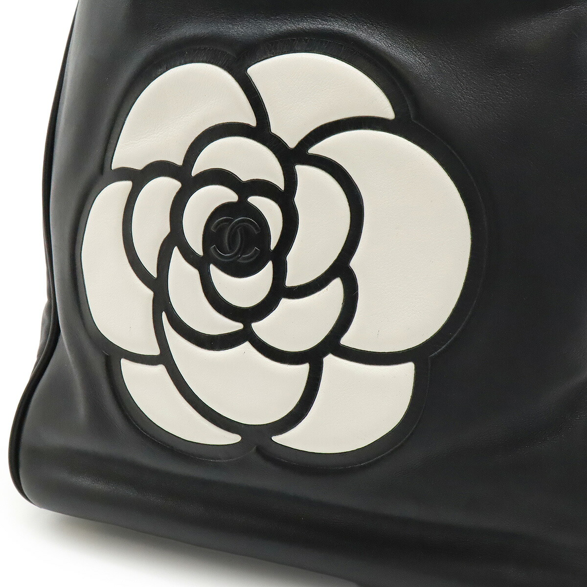 楽天市場】CHANEL シャネル カメリア ロゴ トートバッグ ショルダー