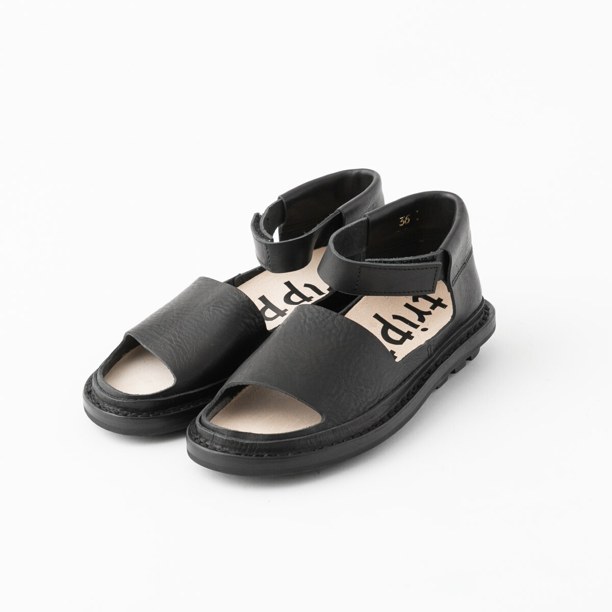 楽天市場】trippen トリッペン レザー アンクルストラップ サンダル