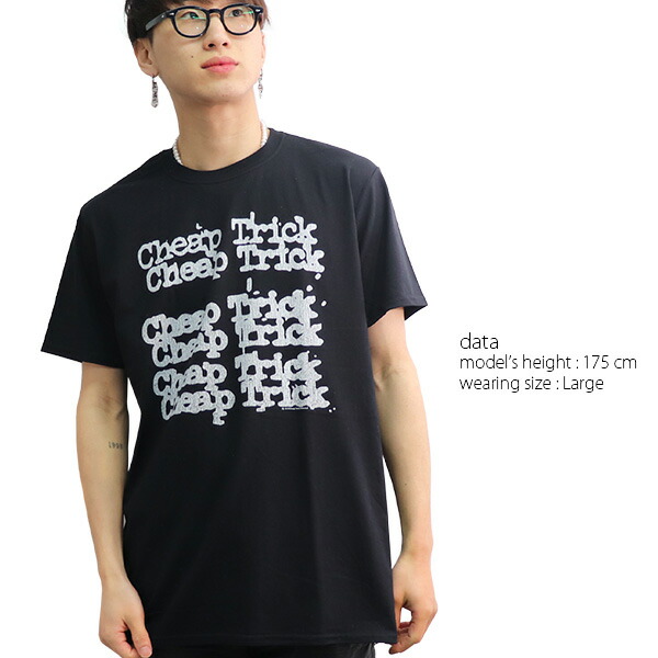 楽天市場】チープ トリック【CHEAP TRICK】SS TEE BLACK ブラック ロゴ