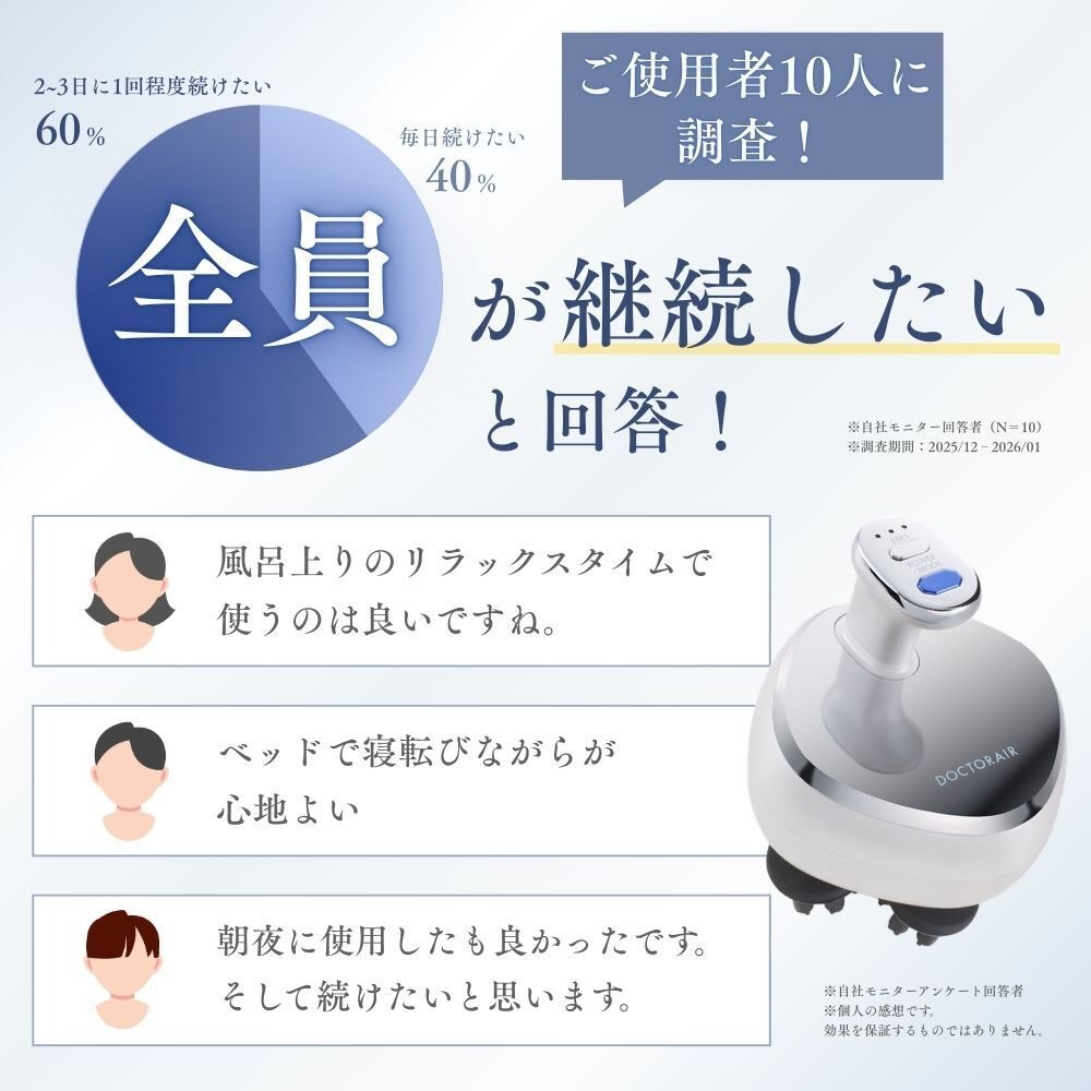 楽天市場】ヘッドスパ EMS 自宅 頭皮ケア 電動 赤色 LED 機能 搭載 お