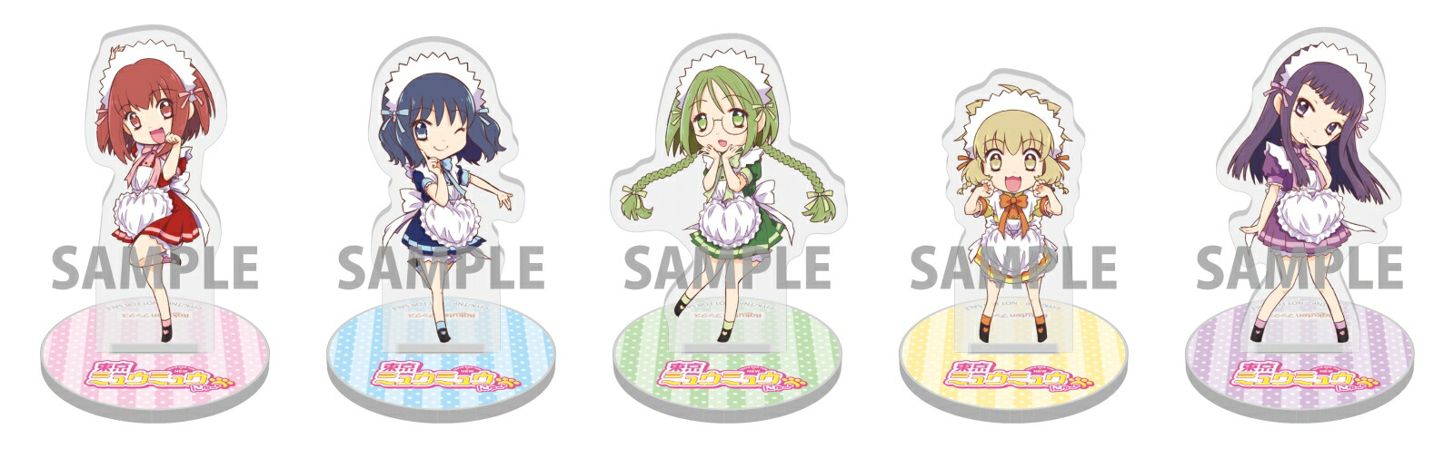 東京ミュウミュウにゅ〜 れとぽぷ アクスタ 5種セット