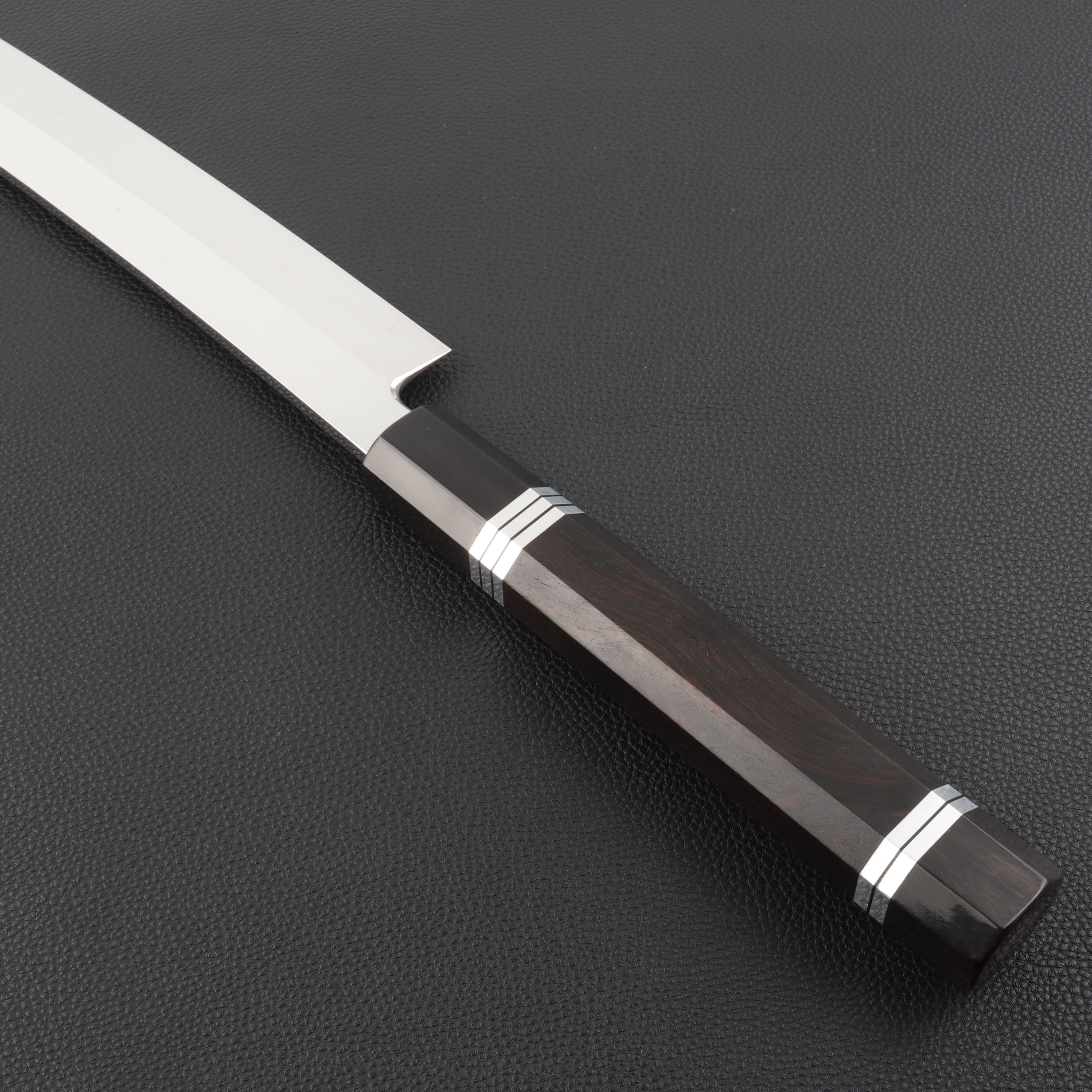 楽天市場】鬼反り切付包丁 刺身包丁 尺二（刃渡り360mm）通常鏡面