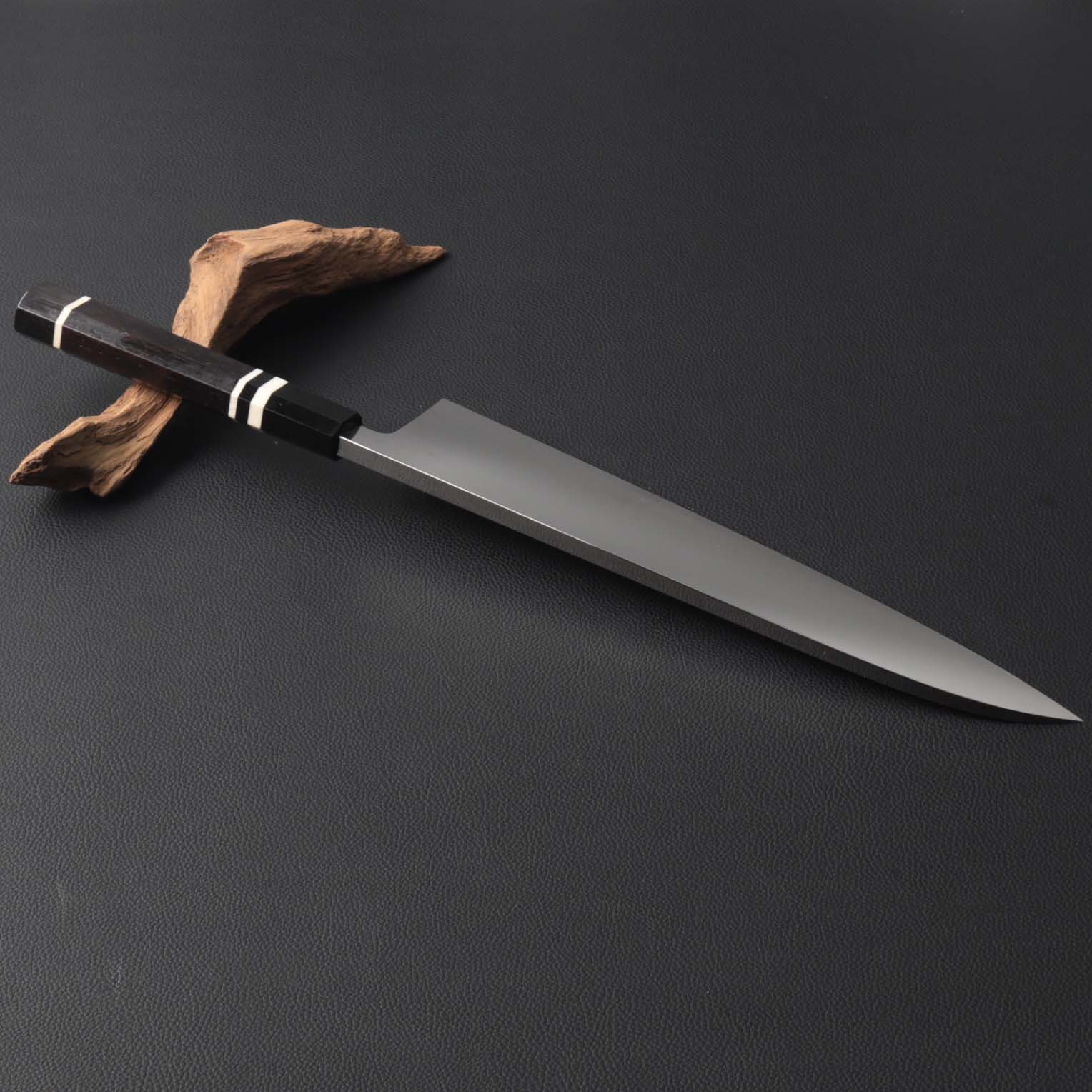 楽天市場】出刃包丁 尺（刃渡り300mm）通常鏡面仕上げ 本刃付け 刺身