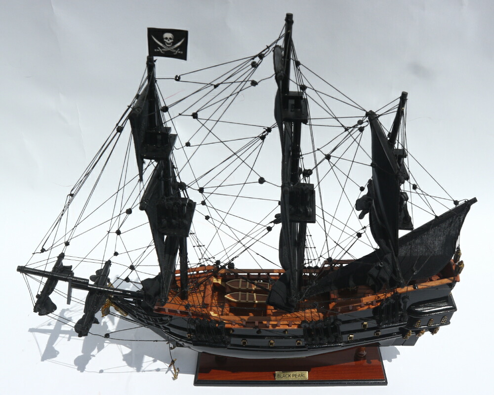 楽天市場】木製模型 海賊船 Black Pearl Pirate Ship 【Wooden Model