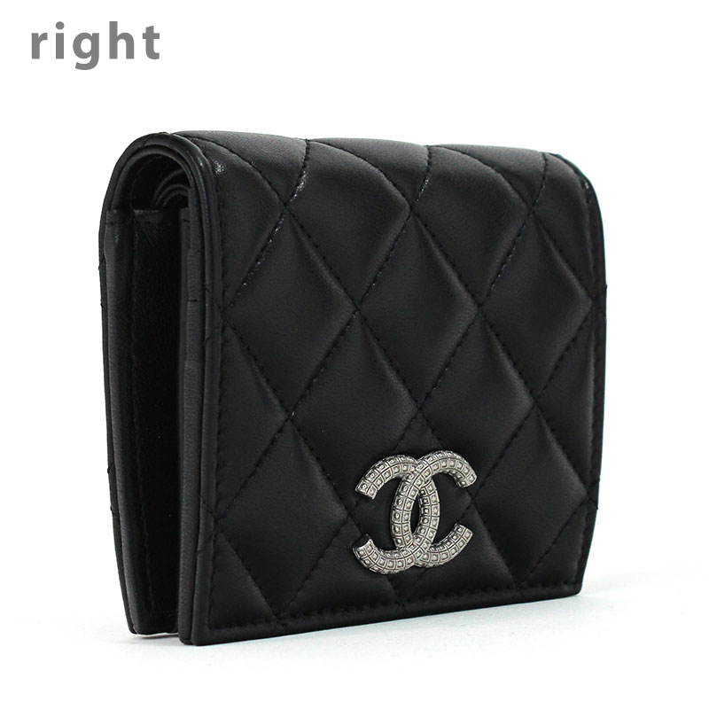 楽天市場】シャネル CHANEL 二つ折り財布 クラシックスモール