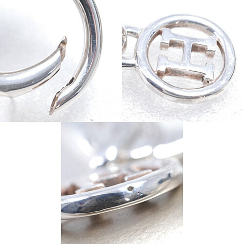 楽天市場】エルメス/Ag925 ヴィンテージ Hロゴ カラビナ キーホルダー