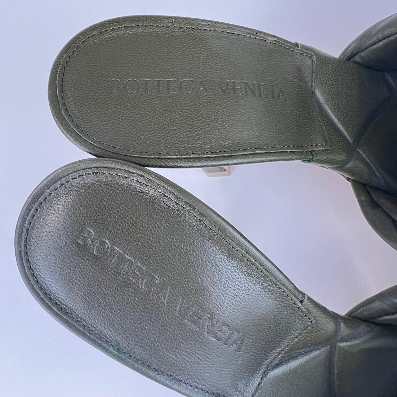 楽天市場】新品未使用 ボッテガヴェネタ リド ミュール 639943 ヒール