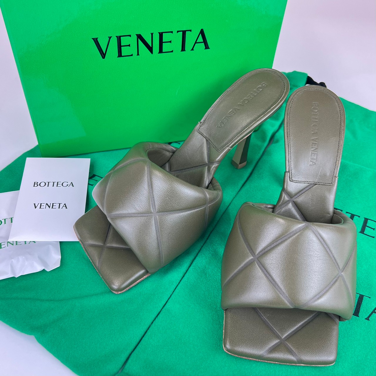 楽天市場】新品未使用 ボッテガヴェネタ リド ミュール 639943 ヒール