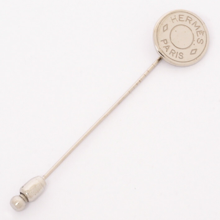 楽天市場】【返品OK】 エルメス セリエ シルバーカラー ラペルピン