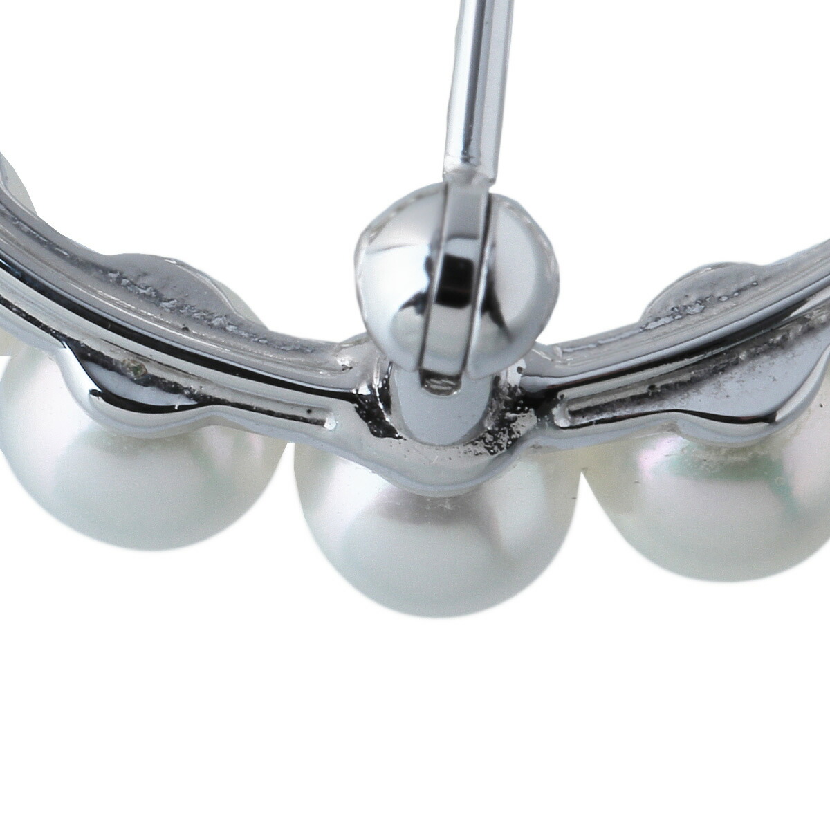 楽天市場】ミキモト パール サークル ブローチ アコヤパール4.4mm